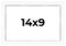 14x9 Shadow Box 3/4" Depth White Picture Frame - UV Acrylic, Backing, Hanging Hardware